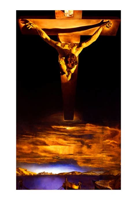 Christ St John Of The Cross Poster Salvador Dali