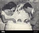 VIC DAMONE with wife Pier Angeli and son Perry Farinola 1955.Supplied ...