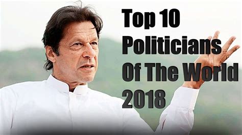 Top 10 Politicians Of The World 2018 Youtube
