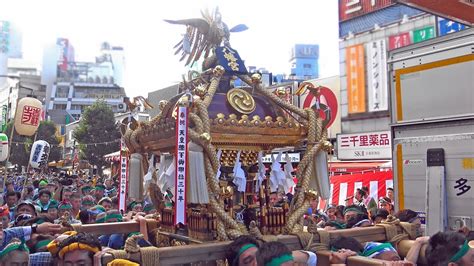 Kichijoji Autumn Festival Shrine Owned Mikoshi Youtube