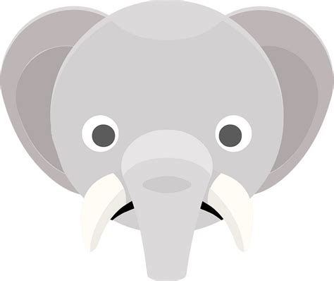 Round Animal Face 2 07 Elephant Icon Free Download Transparent Png