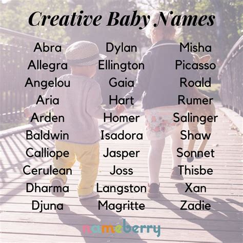 Creative Baby Names Baby Name List Baby Names Unisex Baby Names