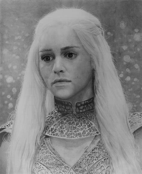 My Finished Portrait Of Daenerys Targaryen Rpics