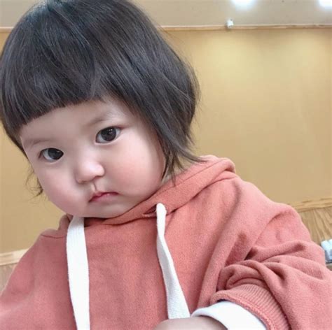 Korean Baby Girl With Bangs Meme