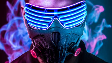 Mask Neon 4k Hd Artist 4k Wallpapers Images