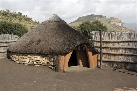 Traditional Basotho Hut Stock Image Image Of Traditional 23720811