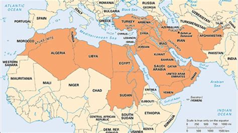 30 Map Of Middle East And North Africa Maps Online For You