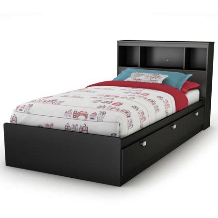 Buy products such as mainstays morgan convertible tufted futon, multiple colors at walmart and save. South Shore Spark 3-Drawer Storage Bed, Twin, Black, With ...