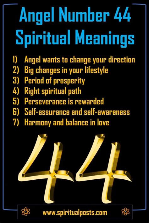 Angel Number 44 Meanings And Spiritual Symbolism Spiritual Posts