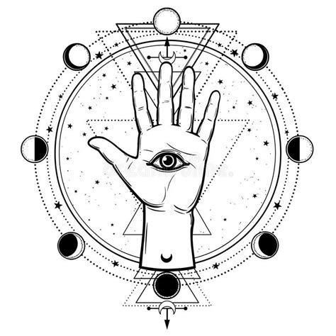 See more ideas about eye drawing, pencil art drawings, art drawings sketches. Mystical drawing: divine hand, all-seeing eye, circle of a ...
