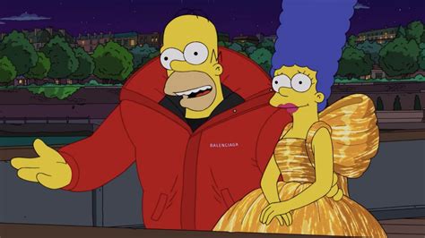 Every Single Look From The Balenciaga X The Simpsons Episode