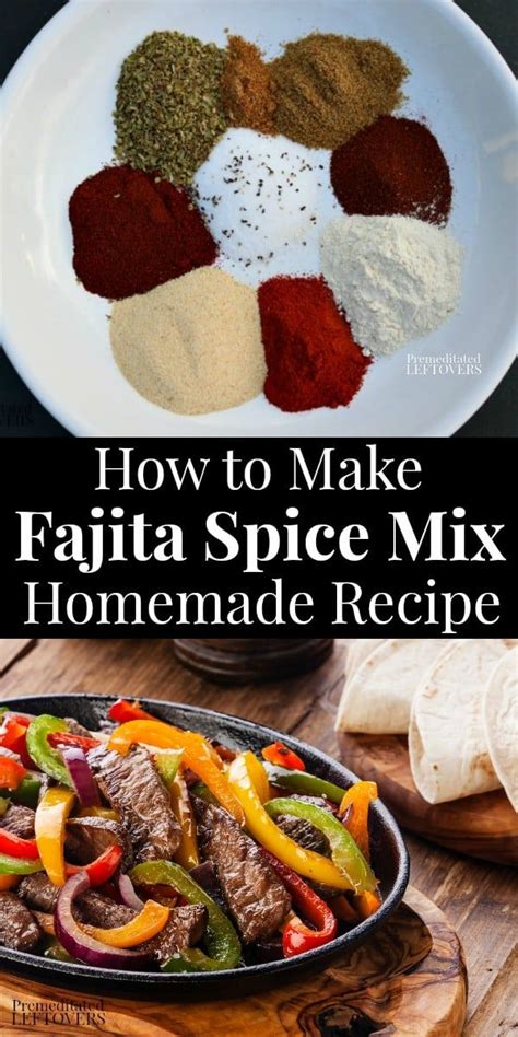 Use This Fajita Seasoning Recipe To Make A Batch Of Fajita Spice Mix