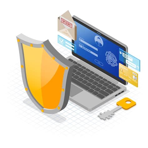 Premium Vector Internet Personal Data Protection Banner