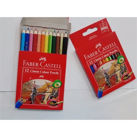 Jual Pensil Warna Faber Castell Classic Isi 12 Warna Pendekcolour