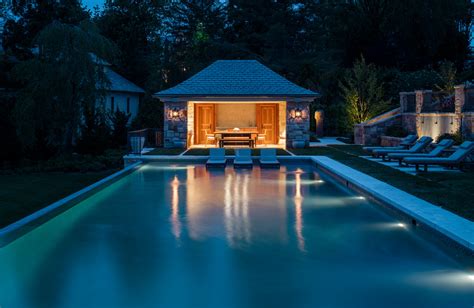 French Country House Traditional Pool New York By Hobbs Inc Houzz
