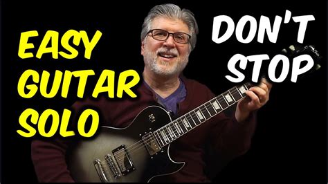 Easy But Great Guitar Solo Lesson Dont Stop Fleetwood Mac Youtube