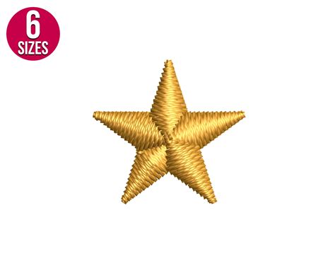 Mini Star Embroidery Design Machine Embroidery File Instant Etsy