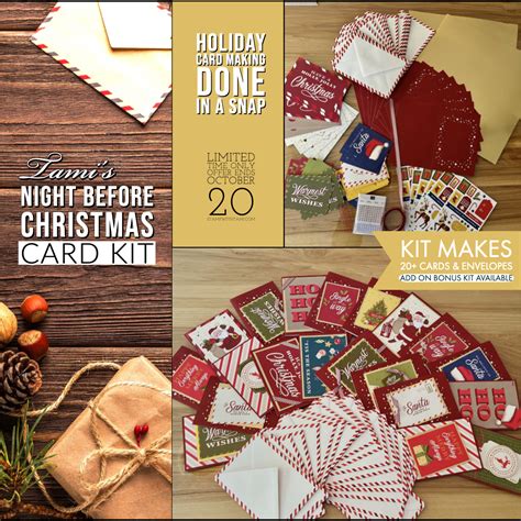 Special Card Kit Night Before Christmas Quick Card Kit Stampin Up