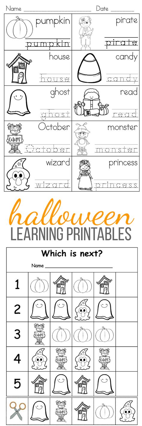 Halloween Fun Learning Printables For Kids See Vanessa