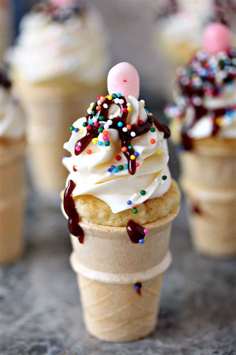 Ice Cream Cone Cupcakes