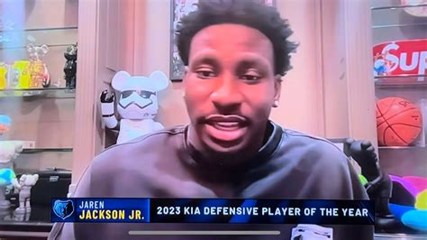 Jaren Jackson Jr 2023 Defensive Player Of The Year Youtube