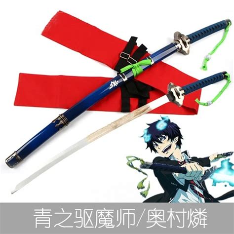 Blue Exorcist Okumura Rin Wooden Sword Ao No Exorcist Weapon Cosplay