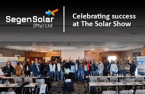 Celebrating Success At The Solar Show Segensolar