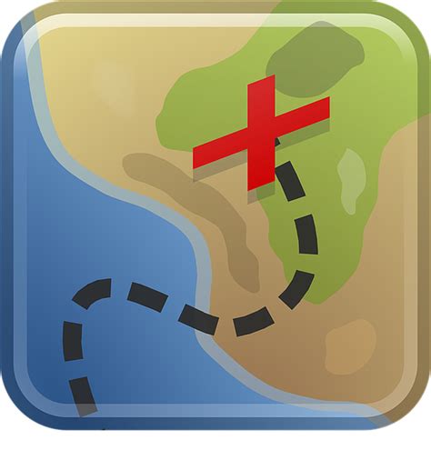 Map Navigation Landmark Free Vector Graphic On Pixabay