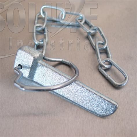 Flat Cotter Pin Spring Ring And Chain Zinc Plated From Absolute