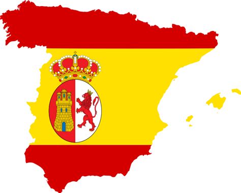 Spanien flagga gjord av vävd polyester. File:Flag-map of Spain (1785-1873, 1874-1931).svg ...