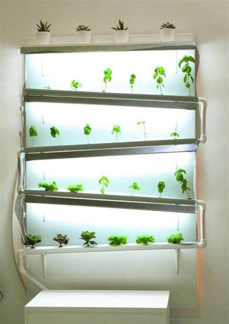 22 Awesome Indoor Hydroponic Wall Garden Design Ideas Hydroponic