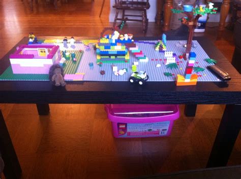 Homemade Lego Table Made For Only About 40 Saw Lego Table At Toys R