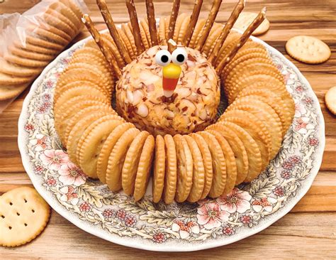 Turkey Cheese Ball Thanksgiving Appetizer Southern Cravings