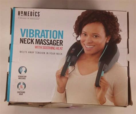 Homedics Comfort Pro Vibration Neck Massager W Heat Nmsq 216hb 2 Ebay