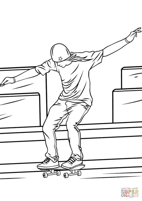 27 Marvelous Image Of Skateboard Coloring Page Entitlementtrap