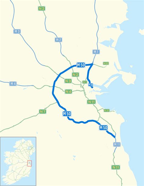 Toll Roads In Ireland Map Secretmuseum