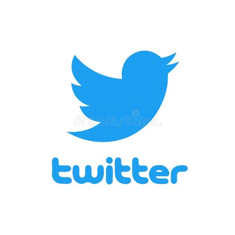Twitter Logo With Bird Isolated Over White Background Social Media And