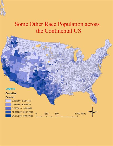 Geography 7 Lab 7 Racial Population Distribution