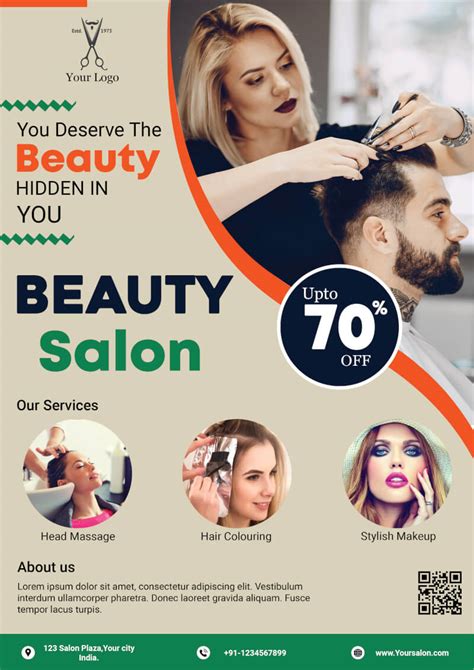 Beauty Salon Free Psd Flyer Template Psdflyer