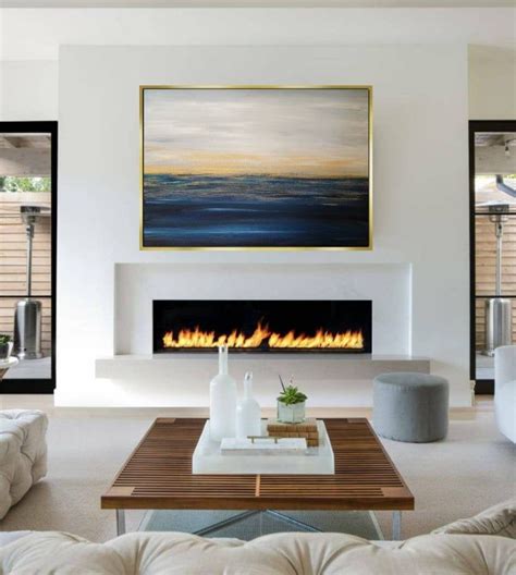 Abstract Painting Seascape Painting Original Painting Etsy Living