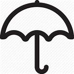 Icon Umbrella Rain Protect Protection Water Icons