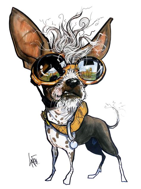 Basic Pet Portrait Animal Caricature Dog Illustration Dog Caricature