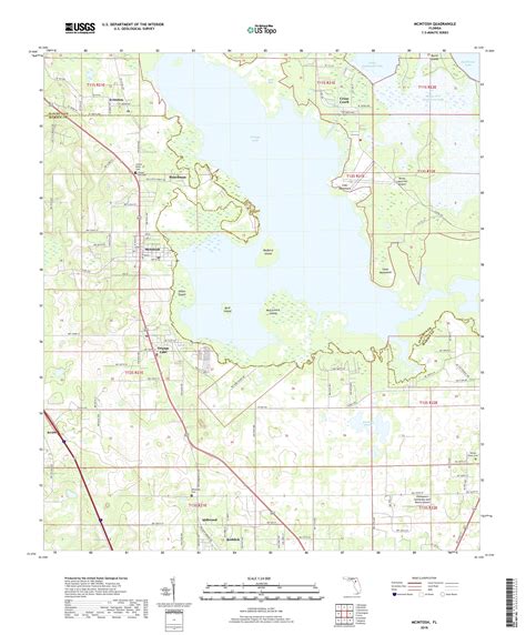 Mytopo Mcintosh Florida Usgs Quad Topo Map