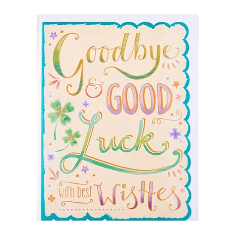 Ts Greetings Piccadilly Farewell Card Goodbye And Good Luck My Xxx Hot Girl