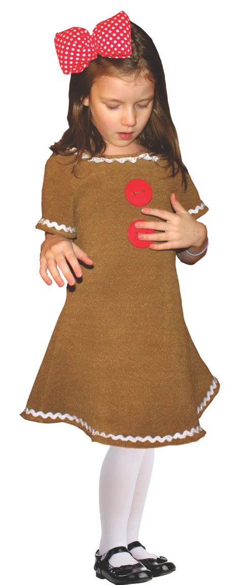 Kids Gingerbread Girls Costume 3699 The Costume Land