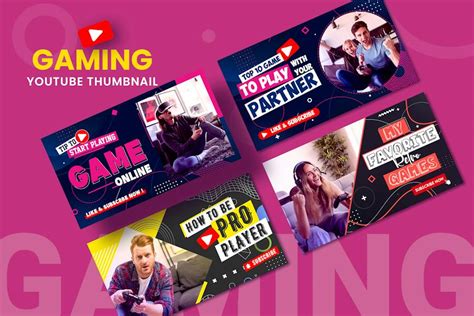 Gaming Youtube Thumbnail Template Graphic Templates Envato Elements