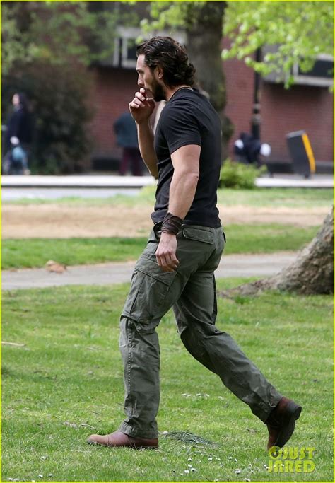 Aaron Taylor Johnson Films An Intense Action Scene While Wearing