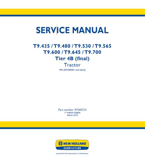 Holland park computer services for home: New Holland T9.435/T9.480/T9.530/T9.565/T9.600/T9.645/19 ...