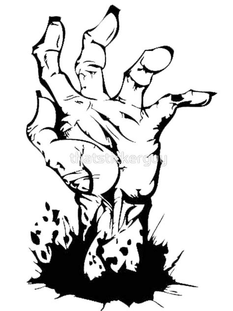 zombie hand drawing at getdrawings free download