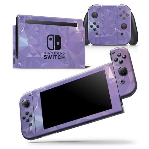 Light Purple Geometric V13 Skin Wrap Decal Compatible With The